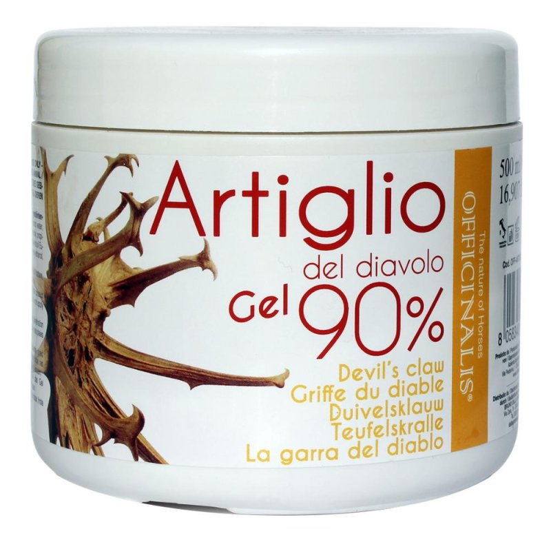 Artiglio del Diavolo gel 90% 500 ml - gel all&rsquo;artiglio del diavolo per dolori articolari