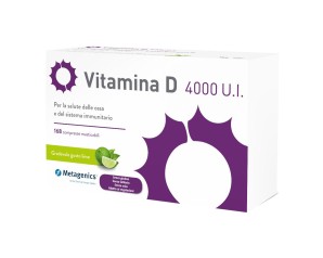 Metagenics Vitamina D 4000UI Integratore per ossa e difese immunitarie 168 compresse masticabili