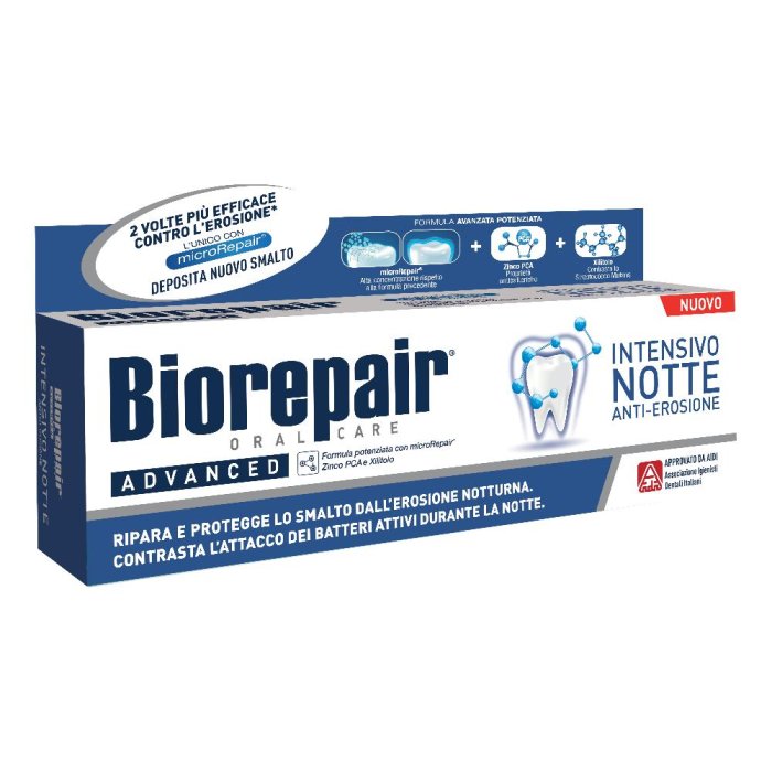 Biorepair Advanced Intensivo Notte Anti Erosione Dentifricio 75 ml Biorepair Advanced Intensivo Notte Anti Erosione Dentifricio 75 ml
