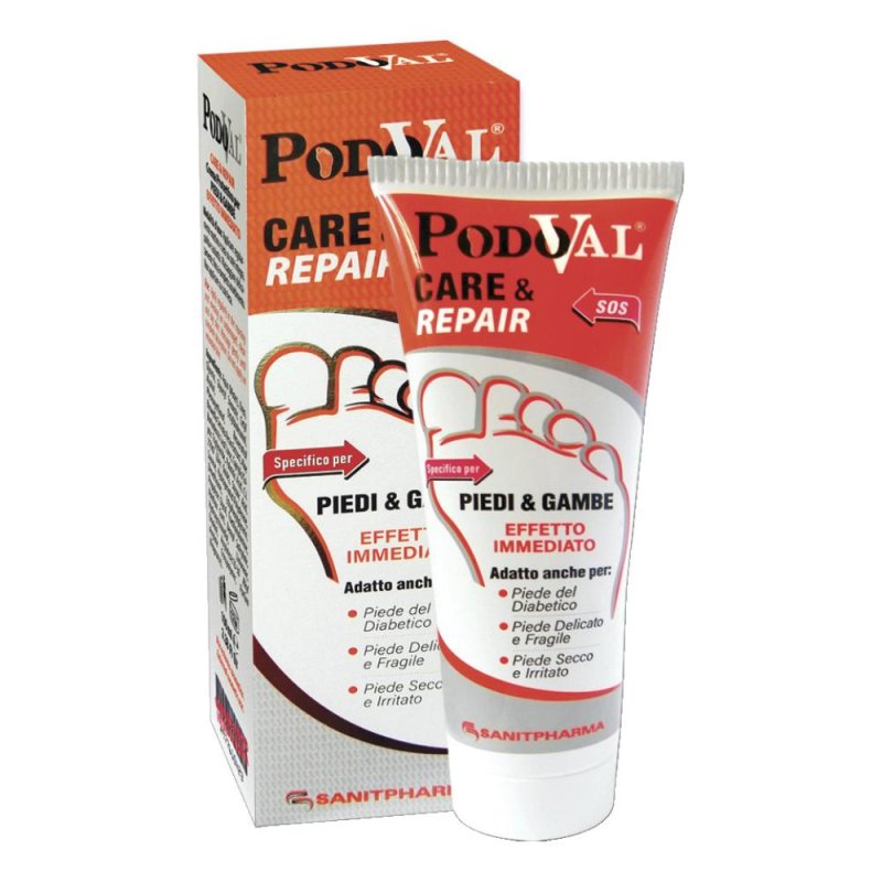 PODOVAL Care 100 ml Crema Piedi Rigenerante e Lenitiva per Talloni Screpolati e Pelle Secca PODOVAL Care 100 ml Crema Piedi Rigenerante e Lenitiva per Talloni Screpolati e Pelle Secca