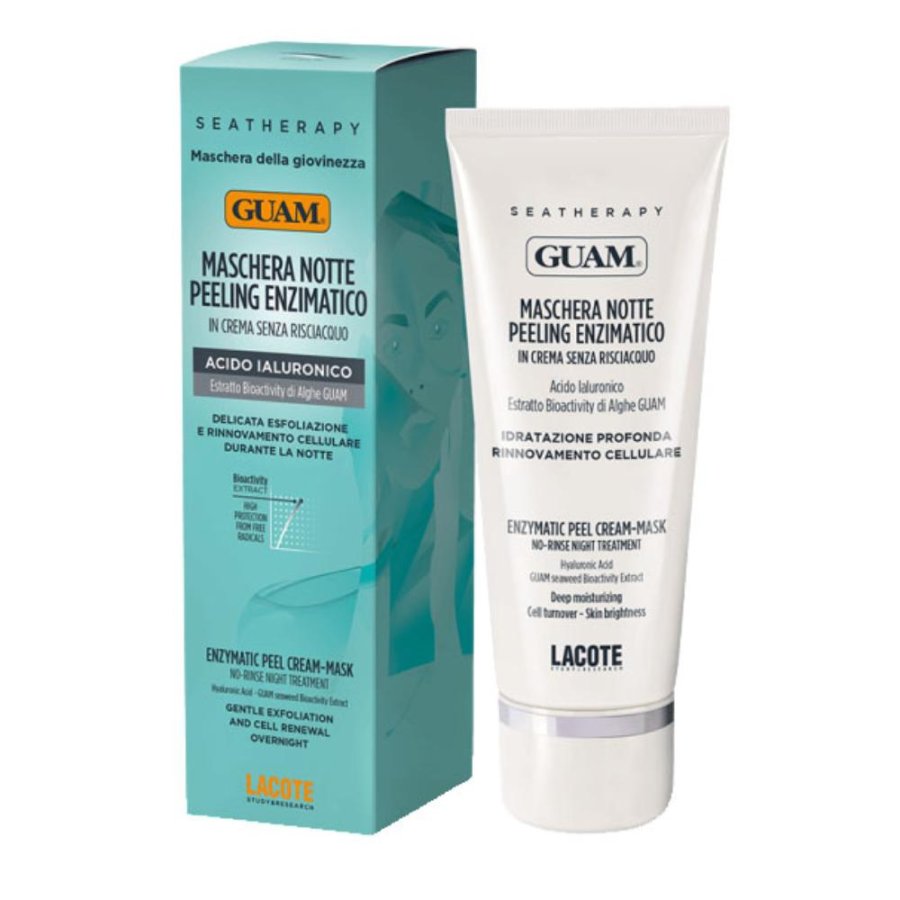 Guam Seatherapy - Maschera Viso Notte Peeling Enzimatico 75ml Guam Seatherapy - Maschera Viso Notte Peeling Enzimatico 75ml