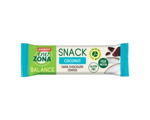 EnerZona Balance Snack Coconut Barretta Gusto Cocco e Cioccolato 33 Grammi