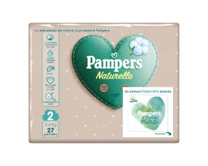 PAMPERS NATUR.2(3-6Kg)27pz