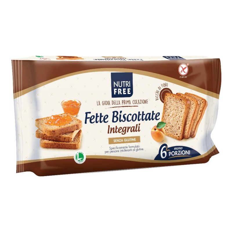 Nutrifree Fette Biscottate Integrali Senza Glutine 225g Nutrifree Fette Biscottate Integrali Senza Glutine 225g