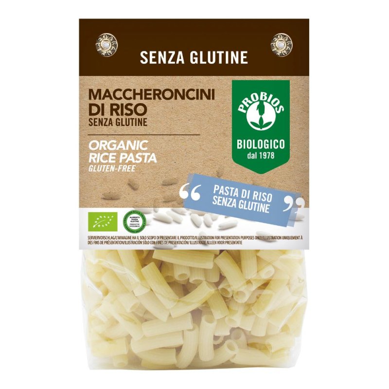 Probios Pasta Maccheroncini di Riso Senza Glutine 400g Probios Pasta Maccheroncini di Riso Senza Glutine 400g