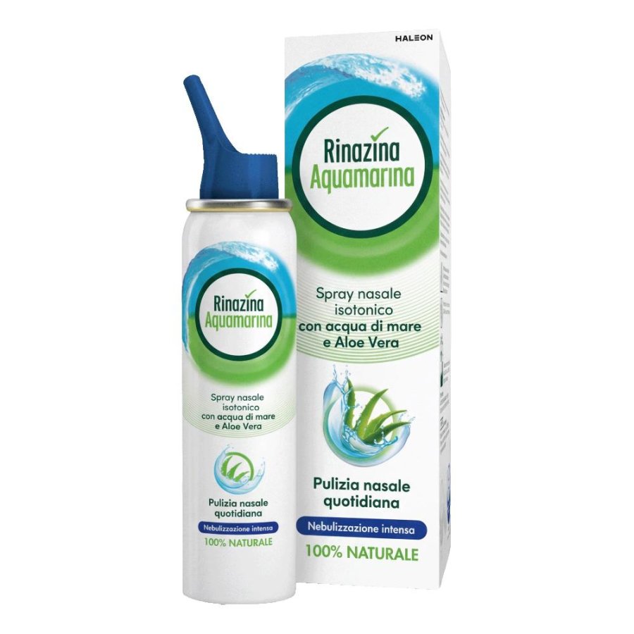 Rinazina Aquamarina Isotonica Aloe Spray Nebulizzazione Intensa 100 Ml Rinazina Aquamarina Isotonica Aloe Spray Nebulizzazione Intensa 100 Ml