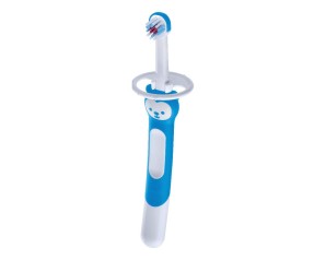 MAM Spazzolino Training Brush Spazzolino per Bambini Colore Azzurro 1 Pezzo
