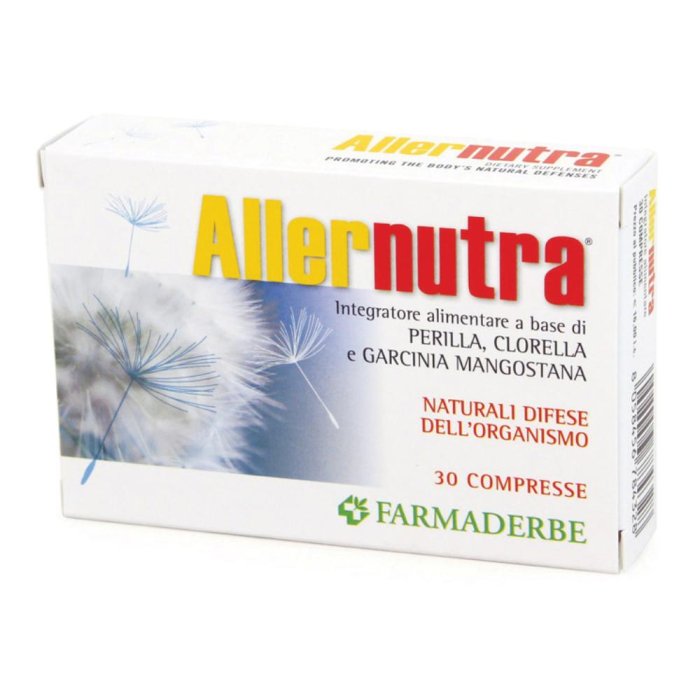 Allernutra Integratore Alimentare 30 Compresse – Supporto Naturale per il Sistema Immunitario e il Benessere Respiratorio Allernutra Integratore Alimentare 30 Compresse – Supporto Naturale per il Sistema Immunitario e il Benessere Respiratorio