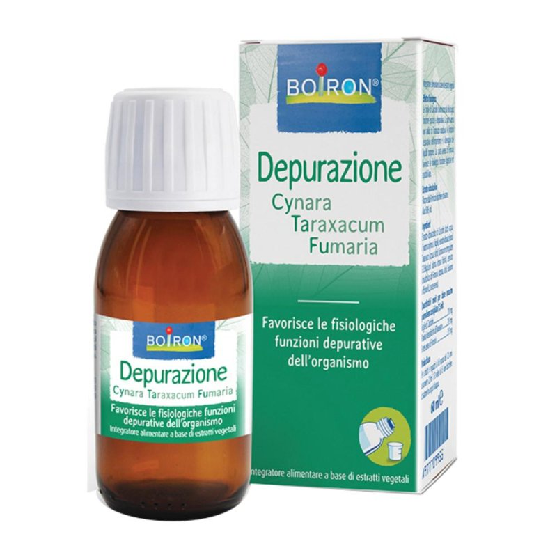 Boiron Cynara Taraxacum Fumaria Estratto Idroalcolico Depurativo 60 ml Boiron Cynara Taraxacum Fumaria Estratto Idroalcolico Depurativo 60 ml