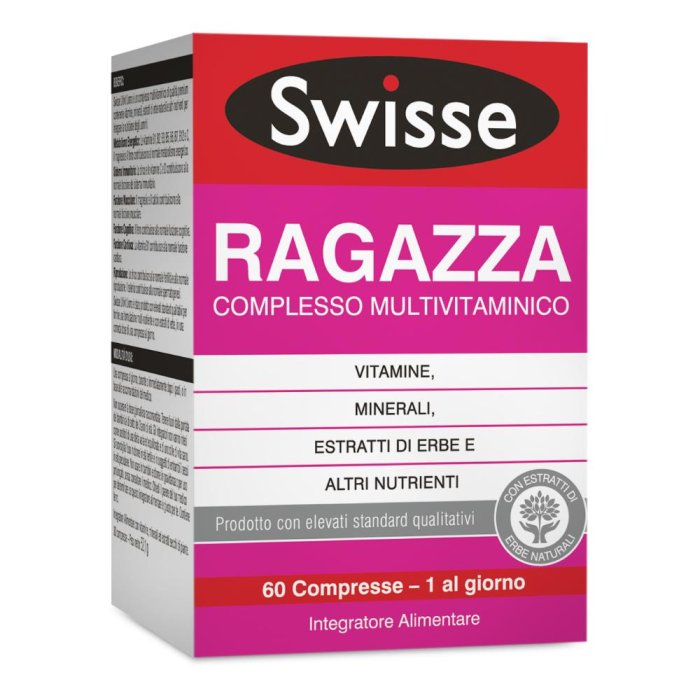 Health And Happines (h&h) It. Swisse Multivitaminico Ragazza 60 Compresse Health And Happines (h&h) It. Swisse Multivitaminico Ragazza 60 Compresse