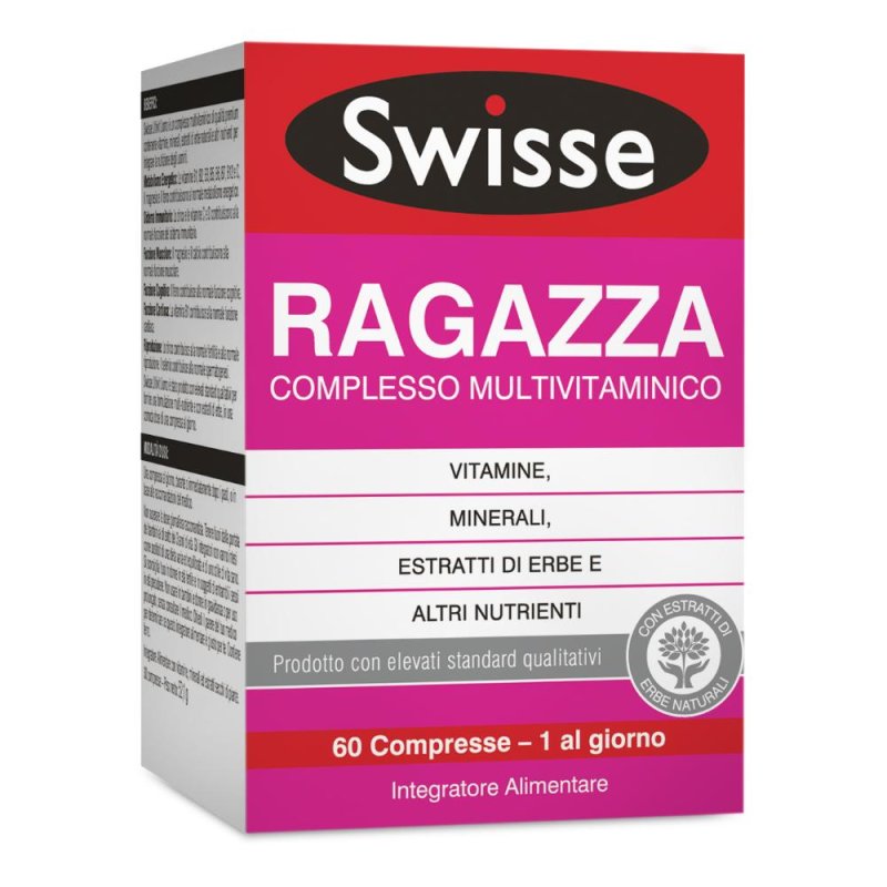 Health And Happines (h&h) It. Swisse Multivitaminico Ragazza 60 Compresse Health And Happines (h&h) It. Swisse Multivitaminico Ragazza 60 Compresse