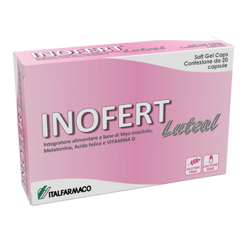 Inofert Luteal Integratore Alimentare 20 Capsule Soft Gel