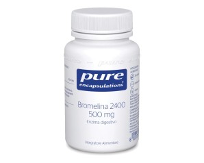 Pure Encapsulations Bromelina Integratore Drenaggio dei Liquidi Corporei e Cellulite 30 Capsule