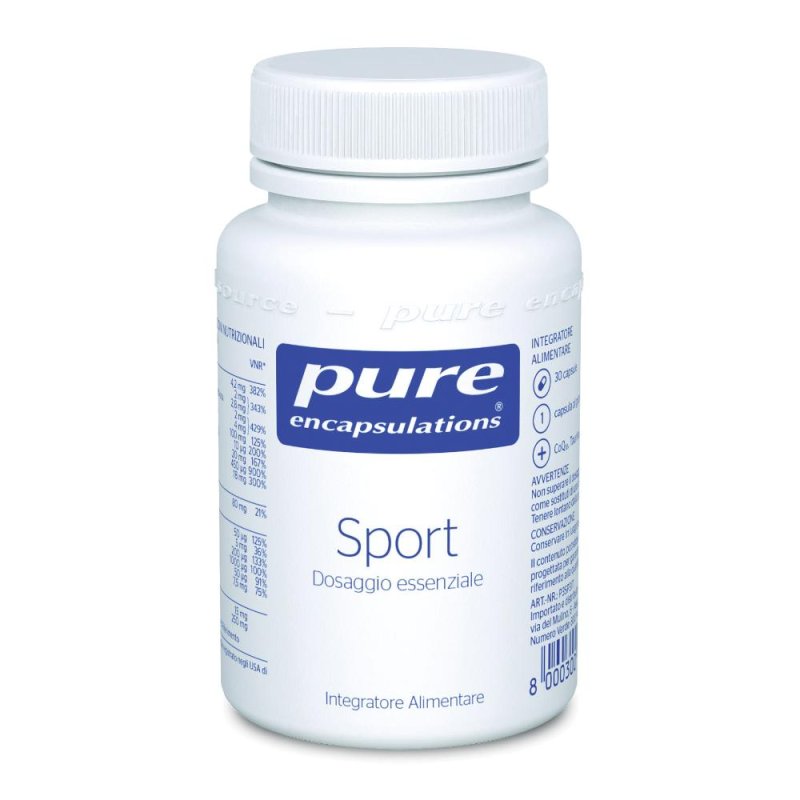 Pure Encapsulations Sport 30 capsule - integratore multinutriente per sportivi Pure Encapsulations Sport 30 capsule - integratore multinutriente per sportivi