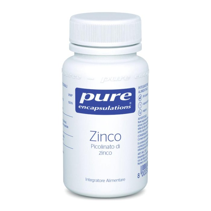 Pure Encapsulations Zinco Integratore Difese e Bellezza 30 Capsule Pure Encapsulations Zinco Integratore Difese e Bellezza 30 Capsule