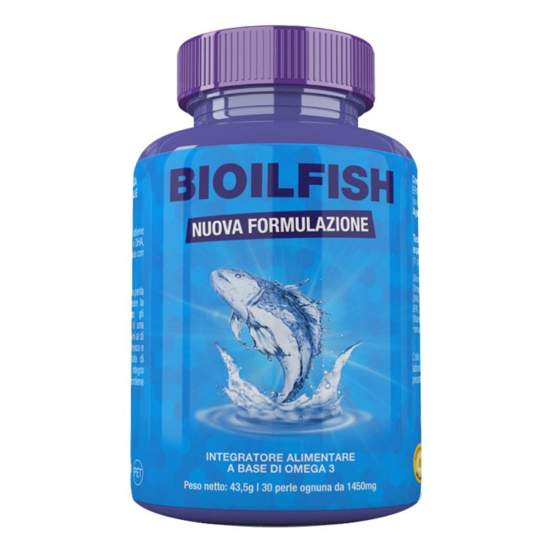 Biosalus Bioilfish 30 Perle Integratore di Olio di Pesce Ricco di Acidi Grassi Omega Tre per il Benessere di Cuore e Cervello Biosalus Bioilfish 30 Perle Integratore di Olio di Pesce Ricco di Acidi Grassi Omega Tre per il Benessere di Cuore e Cervello