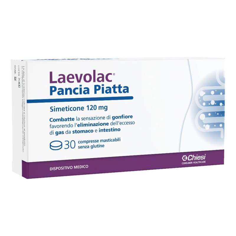 Laevolac - Pancia Piatta Integratore Alimentare, 30Compresse Laevolac - Pancia Piatta Integratore Alimentare, 30Compresse