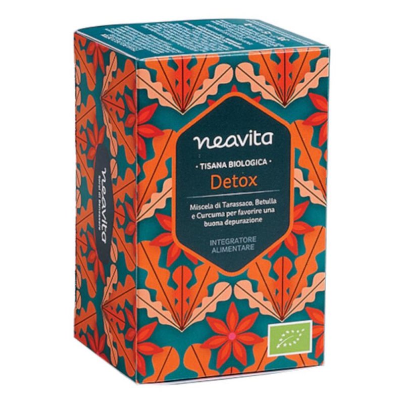 Neavita Detox Tisana Biologica Integratore Alimentare 15 filtri Neavita Detox Tisana Biologica Integratore Alimentare 15 filtri