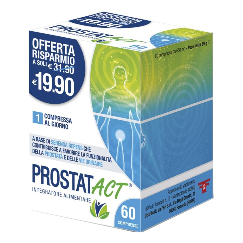 Prostat Act Integratore per la Prostata 60 Compresse Prostat Act Integratore per la Prostata 60 Compresse