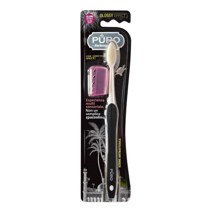 Forhans Puro Spazzolino Ultra Morbido Antibatterico per Denti e Gengive Sensibili Forhans Puro Spazzolino Ultra Morbido Antibatterico per Denti e Gengive Sensibili