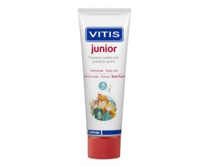 Vitis Junior - Gel Dentifricio per Bambini Sopra i 6 Anni 75ml