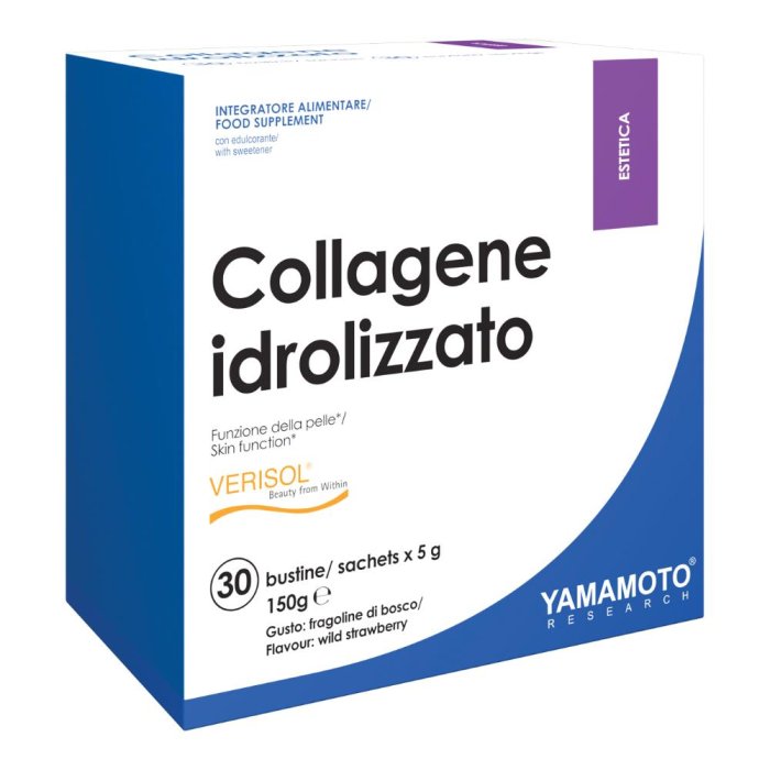 Yamamoto Collagene Idrolizzato 30 Bustine – Integratore di Collagene Marino per Pelle, Articolazioni e Capelli Yamamoto Collagene Idrolizzato 30 Bustine – Integratore di Collagene Marino per Pelle, Articolazioni e Capelli
