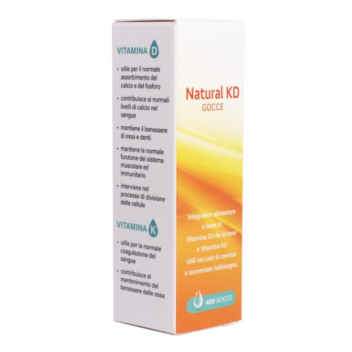 Natural KD integratore alimentare con vitamine D3 e K2 in gocce 15 ml Natural KD integratore alimentare con vitamine D3 e K2 in gocce 15 ml