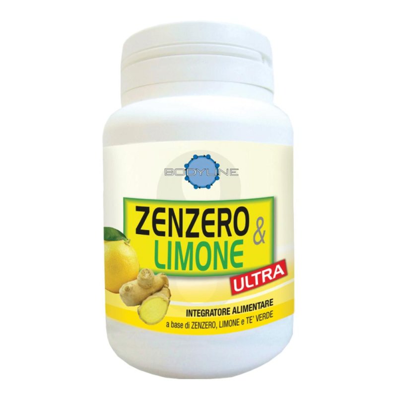 Bodyline Zenzero e Limone Ultra Integratore Controllo del Peso 60 Capsule Bodyline Zenzero e Limone Ultra Integratore Controllo del Peso 60 Capsule