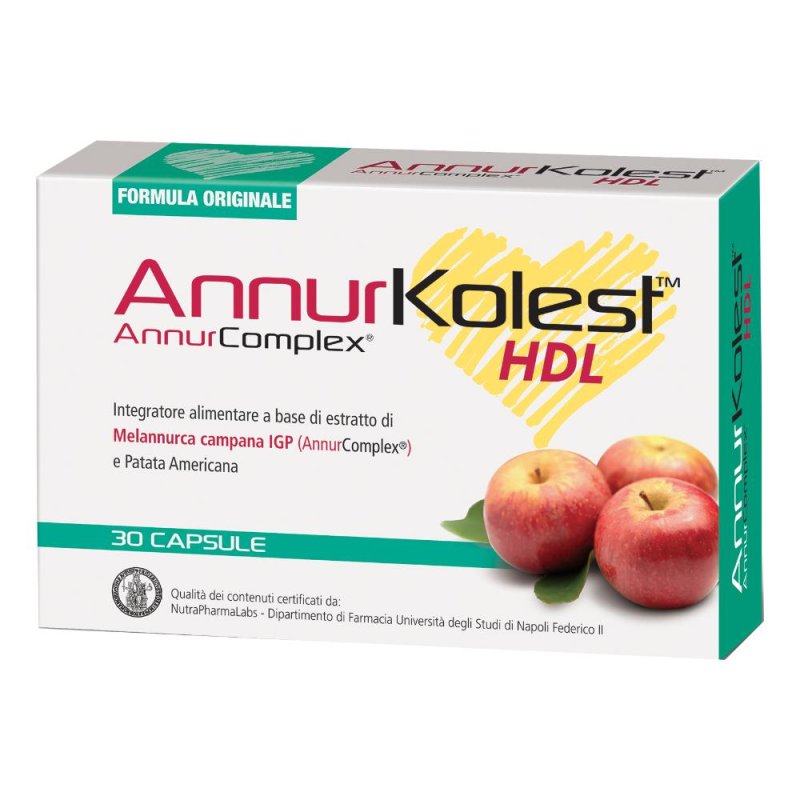 Annurkolest 30 Capsule Glimt Integratore a Base di Mela Annurca per il Controllo del Colesterolo Annurkolest 30 Capsule Glimt Integratore a Base di Mela Annurca per il Controllo del Colesterolo
