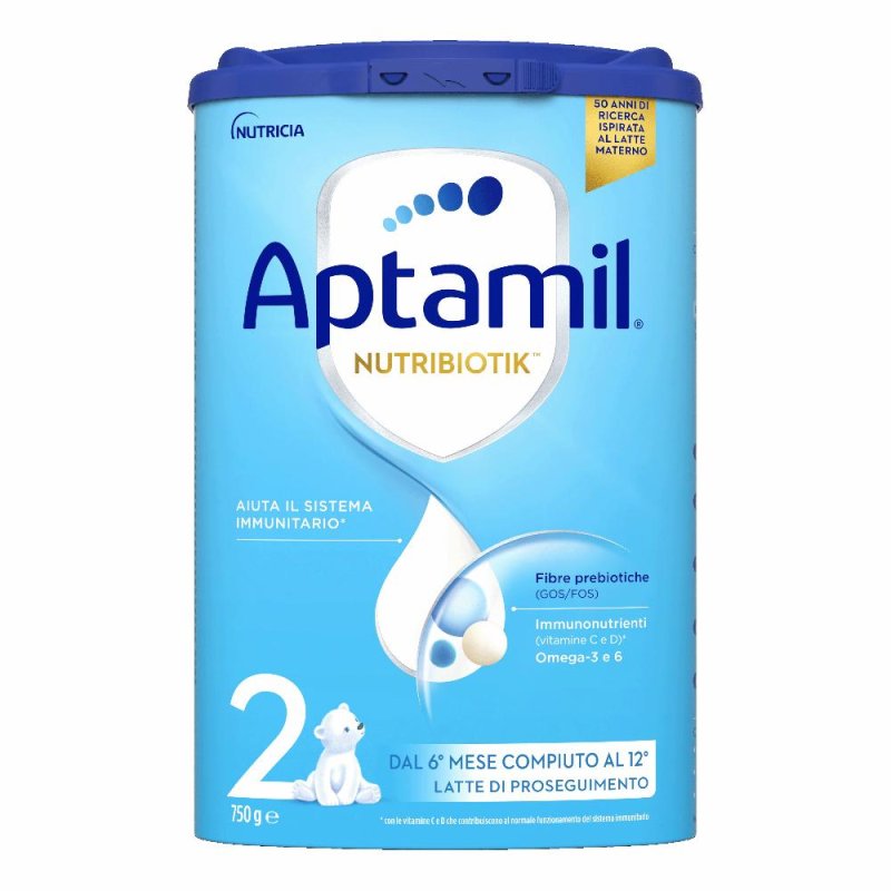 Aptamil 2 Latte di Proseguimento Latte in Polvere dal 6 &deg; al 12 &deg; Mese Compiuto 750g