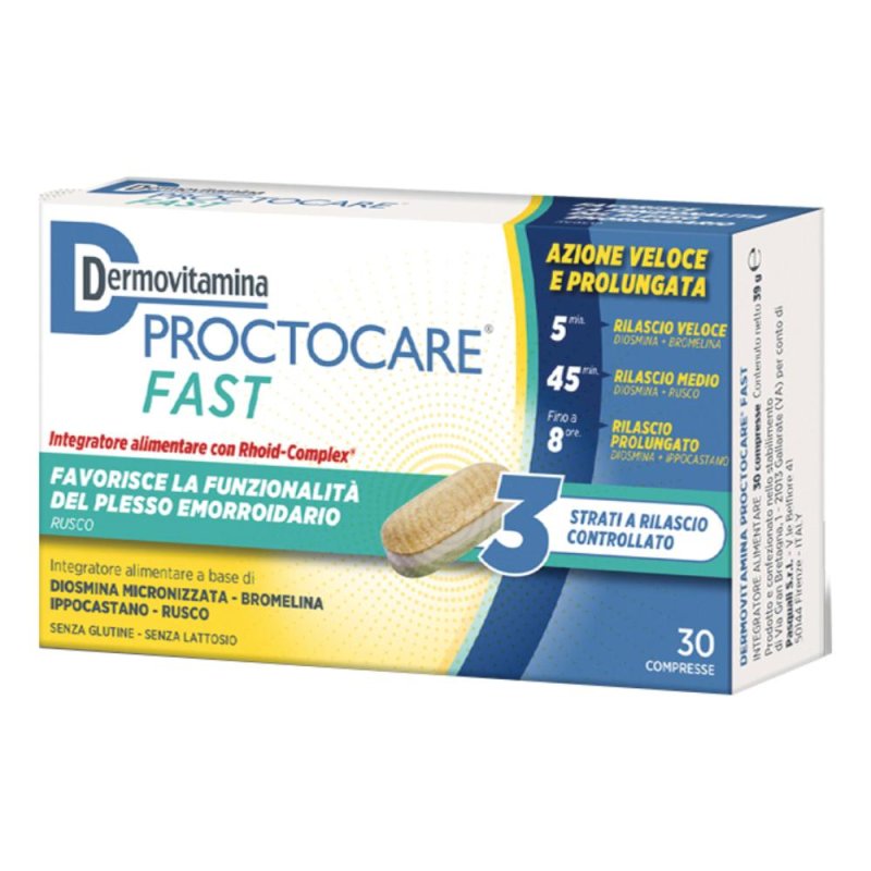 Pasquali Dermovitamina Proctocare Fast 30 Compresse