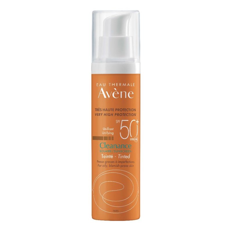Avene (pierre Fabre It.) Avene Eau Thermale Cleanance Solare Colorato 50+ 50 Ml Avene (pierre Fabre It.) Avene Eau Thermale Cleanance Solare Colorato 50+ 50 Ml