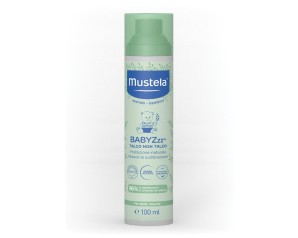 Mustela Trattamenti Delicati per Mamme e Bambini Babyzzz Talco No Talco Lenitivo e Protettivo 100 ml