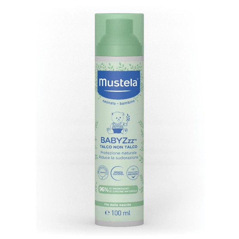 Mustela Trattamenti Delicati per Mamme e Bambini Babyzzz Talco No Talco Lenitivo e Protettivo 100 ml Mustela Trattamenti Delicati per Mamme e Bambini Babyzzz Talco No Talco Lenitivo e Protettivo 100 ml