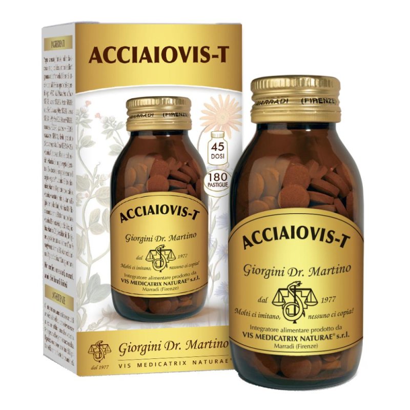 Dr Giorgini Acciaiovis-T 180 Pastiglie Dr Giorgini Acciaiovis-T 180 Pastiglie