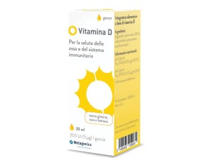 Metagenics Vitamina D Liquido Immunità e Salute Ossa Per Adulti e Bambini 30 ml