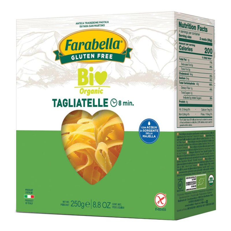 Bioalimenta Farabella Bio Tagliatelle Mais-riso 340 G