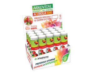 Arkofarm Arkovital Acerola Vitamina C  Energia e Fatica 15 Compresse