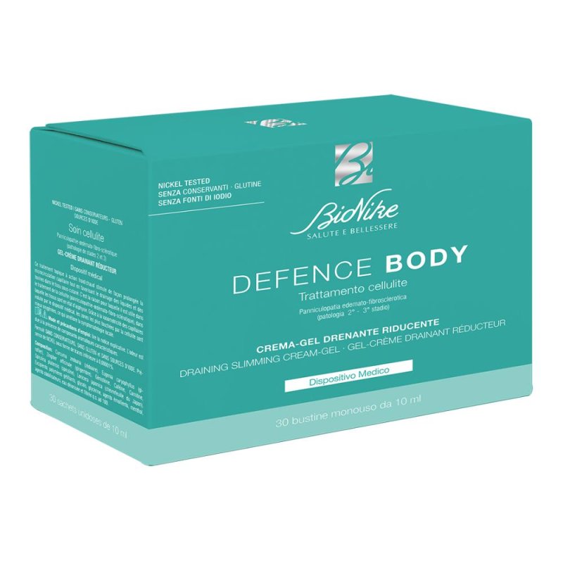 Bionike Defence Body Crema gel Trattamento Cellulite 30 bustine monodose Bionike Defence Body Crema gel Trattamento Cellulite 30 bustine monodose