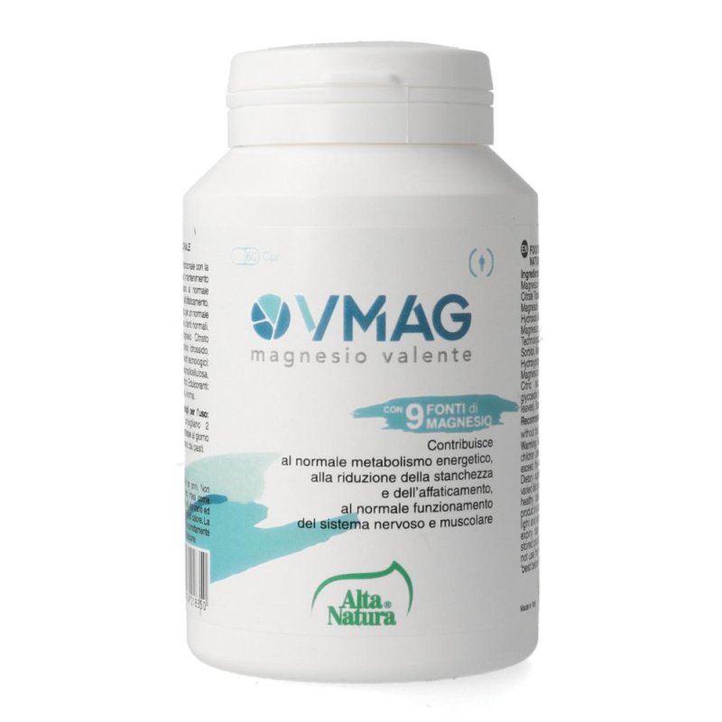 Alta Natura Vmag Integratore di Mangesio 60 Compresse Orosolubili Alta Natura Vmag Integratore di Mangesio 60 Compresse Orosolubili