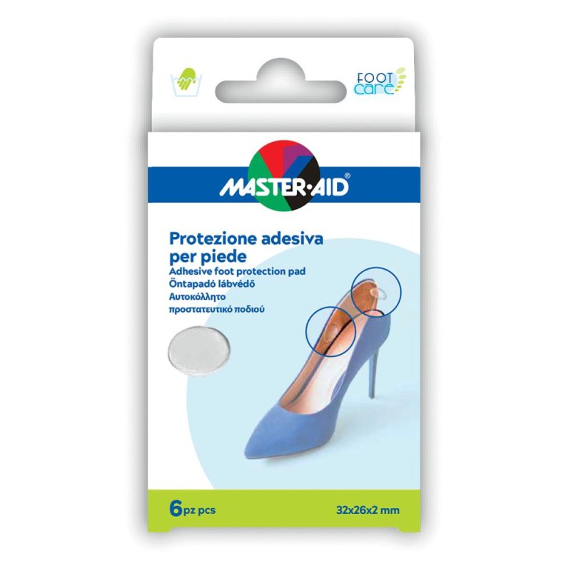 Master-Aid Foot Care - Protezione Adesiva per Piede 6 protezioni