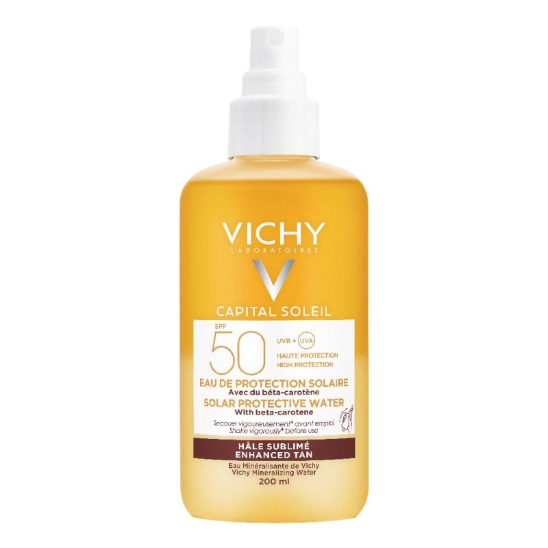 Vichy Capital Soleil Acqua Solare Protettiva Abbronzatura Intensa SPF 50 200 ml Vichy Capital Soleil Acqua Solare Protettiva Abbronzatura Intensa SPF 50 200 ml