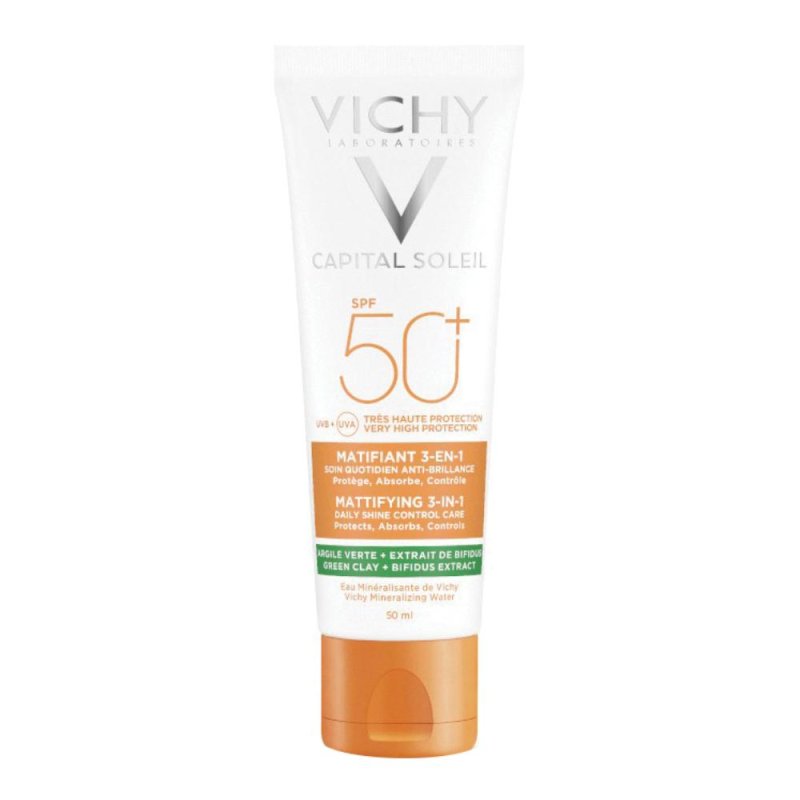 Vichy Capital Soleil Crema Viso Anti Acne SPF 50+ 50ml Vichy Capital Soleil Crema Viso Anti Acne SPF 50+ 50ml