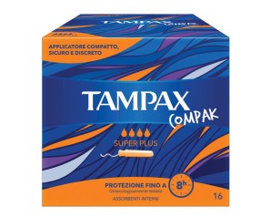 TAMPAX COMPAK SUPER PLUS 16PZ