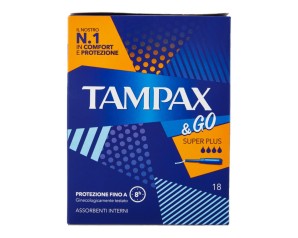 TAMPAX&GO Super Plus 18pz