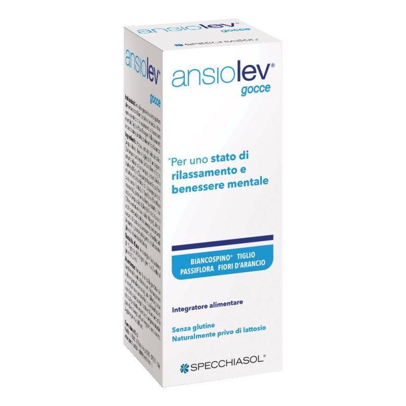 Specchiasol Ansiolev Integratore Rilassante contro lo Stress 20 ml Specchiasol Ansiolev Integratore Rilassante contro lo Stress 20 ml