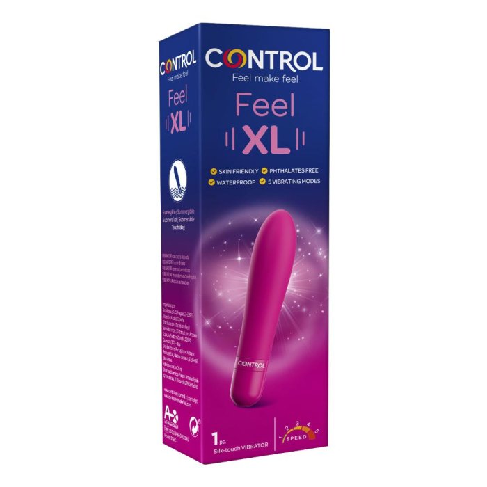Control Toys Feel XL Masturbatore Maschile Realistico XL, Giocattolo Erotico per Uomo