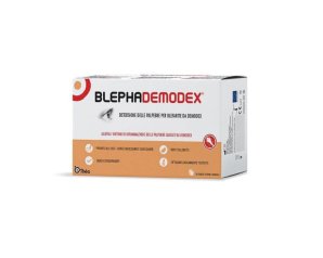 Blephademodex - Garze per l'Igiene delle Palpebre e il Trattamento della Blefarite 30 pezzi 
