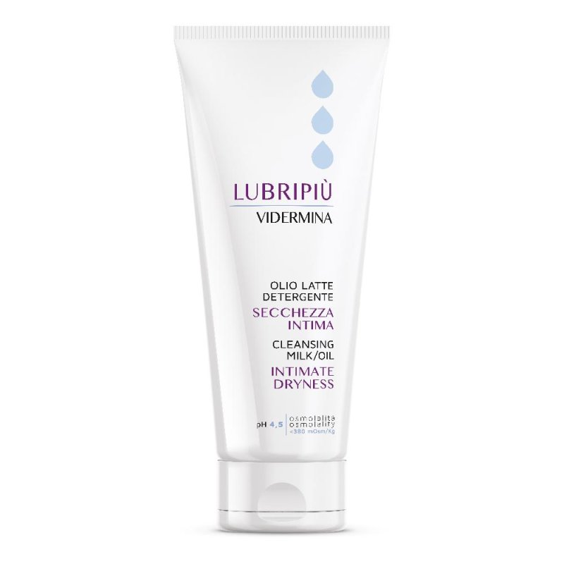Lubripi&ugrave; Vidermina Olio Latte Detergente Secchezza Intima 200ml