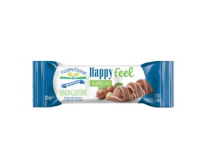 Happy Farm Alimenti senza Glutine Snack Happy Feel Dolcezze alla Nocciola Monoporzione 33 g
